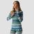 Backcountry | Spruces Lightweight Hooded 1/2-Zip Printed Top - Women's, 颜色Dress Blue Fair Isle Print