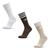 颜色: White-Clay Strata-Wonder Silver, Adidas | adidas Solid Crew 3 Pack - Unisex Socks