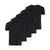 商品Alfani | Men's 5-Pk. Moisture-Wicking Solid V-Neck T-Shirts, Created for Macy's颜色Black