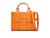 颜色: Tangerine, Marc Jacobs | The Leather Small Tote Bag