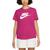 NIKE | Sportswear Women's Essentials Logo T-Shirt, 颜色Fireberry