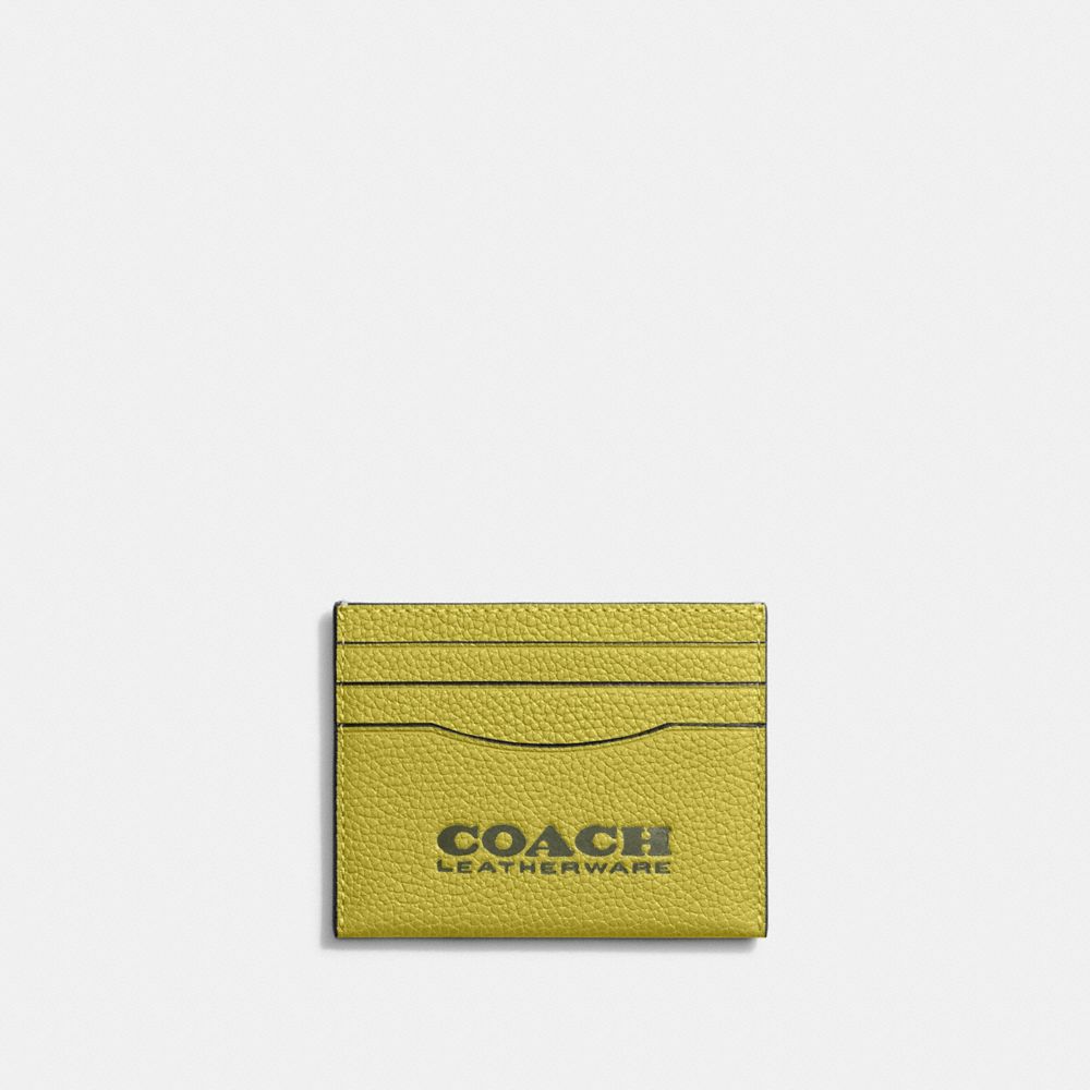 商品第4个颜色黄色, Coach | 蔻驰卡包COACH 奢侈品专柜款皮质卡包卡夹礼物送女友 多色66830 LDE