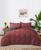 颜色: Red, Black, UNIKOME | Lightweight Quilted Reversible Down Alternative Comforter Set, 3 Piece