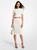商品Michael Kors | Logo Jacquard Pencil Skirt颜色BONE