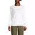 颜色: White, Lands' End | Petite Relaxed Supima Cotton Long Sleeve Crew Neck T-Shirt