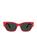 color RED, Celine | 54MM Rectangular Sunglasses