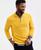 颜色: Gold, Club Room | Men's Quarter-Zip Sweater, Macy's Exclusive