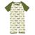 KicKee Pants | Print Raglan Romper (Infant), 颜色Natural Crocodile