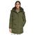 Calvin Klein | Women's Faux-Fur-Trim Hooded Puffer Coat, Created for Macy's, 颜色Eden