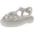 颜色: Chalk, Coach | Coach Womens Penney Leather Strappy Flatform Sandals