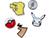 颜色: Elevated Pokemon 5-Pack, Crocs | Jibbitz Characters