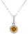 颜色: Citrine, Macy's | Rhodolite Garnet (1 ct. t.w.) & Diamond Accent Solitaire 18" Pendant Necklace in Sterling Silver (Also in Citrine, Blue Topaz, Peridot, Amethyst, & White Topaz)