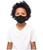 商品第1个颜色Black, Bloch | Soft Stretch Face Mask with Moldable Nose Pad and Lanyard 3-Pack (Toddler/Little Kids/Big Kids)
