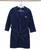 颜色: Navy, Linum Home Textiles | Kids Dino Super Plush Double Brushed Hooded Bathrobe