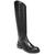 color Black Leather, Sam Edelman | Sam Edelman Womens Fable Leather Round Toe Knee-High Boots