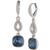 商品Givenchy | Pavé & Cushion-Crystal Double Drop Earrings颜色Silver