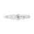 颜色: Silver, Macy's | Cubic Zirconia Graduated Bezel-Set Cubic Zirconia Ring in Sterling Silver