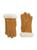商品第3个颜色CHESTNUT, UGG | Shearling-Trim Leather Gloves