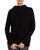 商品Vince | Boiled Cashmere Funnel Neck Sweater颜色Black