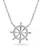 颜色: Silver, Giani Bernini | Cubic Zirconia Ship's Wheel Necklace in Sterling Silver or 18k Gold over Sterling Silver