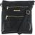 商品Mudd | Mudd Women's Faux Leather Signature Lasercut Crossbody Handbag颜色Black