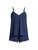 Eberjey | Frida Whip Stitch Cami & Shorts Pajama Set, 颜色NAVY IVORY