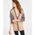 Charter Club | Women's 100% Cashmere Colorblocked Cardigan, Created for Macy's, 颜色Heather Camel Combo