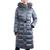 商品Michael Kors | Women's Belted Faux-Fur-Trim Hooded Maxi Puffer Coat颜色Malachite