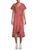 商品Max Studio | Print Ruffle Wrap Dress颜色RED_MULTI