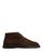 Tod's | Men's Lace Up Desert Boots, 颜色Dark Brown