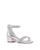 商品第1个颜色Silver Shimmer, Nina | Girls' Valetta Ankle Strap Sandals - Little Kid, Big Kid