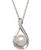 颜色: White Gold, Macy's | Cultured Freshwater Pearl (9mm) and Diamond Accent Pendant 18" Necklace in 14k Gold