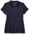 商品Nautica | Women's 3-Button Short Sleeve Breathable 100% Cotton Polo Shirt颜色Navy