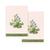 颜色: Blush, Linum Home Textiles | Textiles Turkish Cotton Botanica Embellished Fingertip Towel Set, 2 Piece