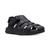 Clarks | Men's Walkford Fish Tumbled Leather Sandals, 颜色Black Tumbled