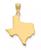 颜色: Texas, Macy's | State Charm in 14k Yellow Gold