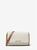 商品第2个颜色VANILLA, Michael Kors | Jet Set Travel Medium Logo Smartphone Crossbody Bag