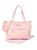 颜色: BLUSH, Nicole Miller | Logo Diaper Tote