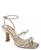 颜色: Gold Metallic Fabric, Badgley Mischka | Kiyomi II Dress Sandal