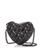 颜色: Black/Black, Kurt Geiger | Kensington Heart Shape Crossbody