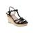 color Black Smooth, Charles David | CHARLES by Charles David Little Women's Faux Leather Slingback Wedge Sandals