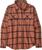 商品Patagonia | Patagonia Women's Long Sleeve Organic Cotton Midweight Fjord Flannel Shirt颜色Vista/Burl Red