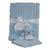 颜色: Blue, Baby Mode Signature | 3 Stories Trading Cable Knit Baby Blanket Gift Set