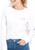 color WHITE CAP, Vineyard Vines | Women's Long Sleeve Vintage Whale Graphic Pocket T-Shirt