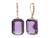 商品Ralph Lauren | Stone Drop Earrings颜色Gold/Purple