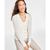 Charter Club | Women's 100% Cashmere Embellished Cable-Knit Boyfriend Cardigan, Created for Macy's, 颜色Bianco Crema