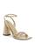 Sam Edelman | Women's Kia Ankle Strap High Heel Sandals, 颜色Gold