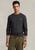 商品Ralph Lauren | Classic Fit Jersey Long-Sleeve T-Shirt颜色BLACK MARL HEATHER