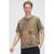 color Khaki, RON TOMSON | Men's Modern Print Fitted Cali T-shirt