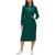 Tommy Hilfiger | Women's Embellished Midi Hoodie Dress, 颜色Forest